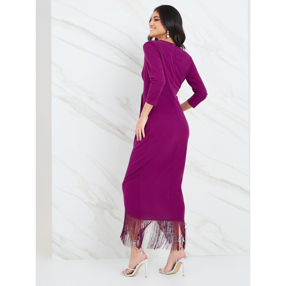 فستان ميدي بنمط لف-women-clothing-dresses-image-4
