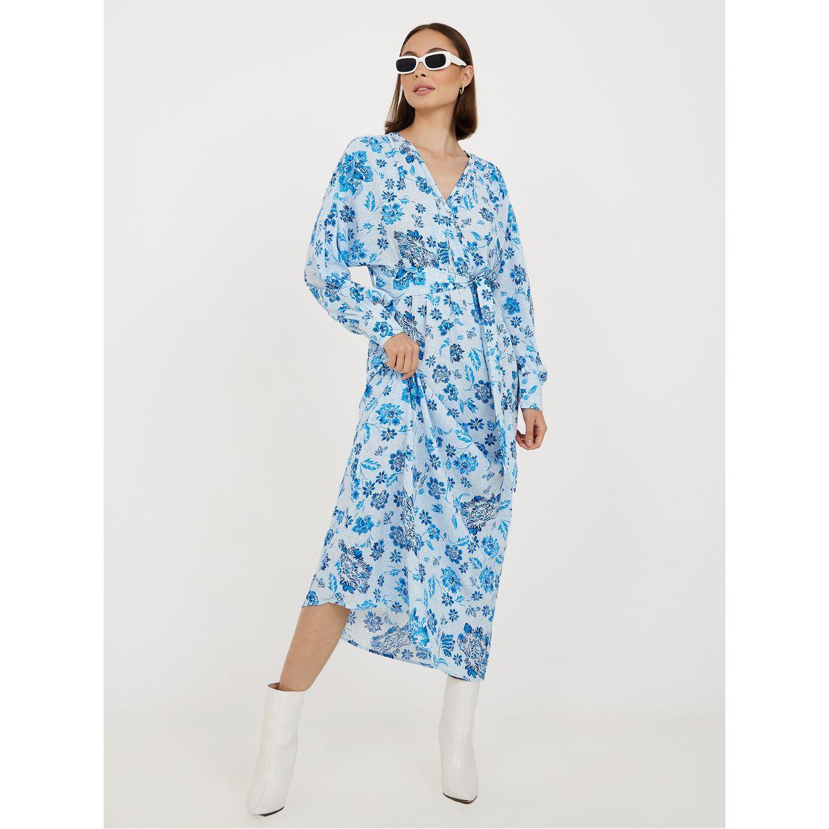 Styli Long Sleeves Floral Print Wrap Maxi Dress-women-clothing-dresses-image-1