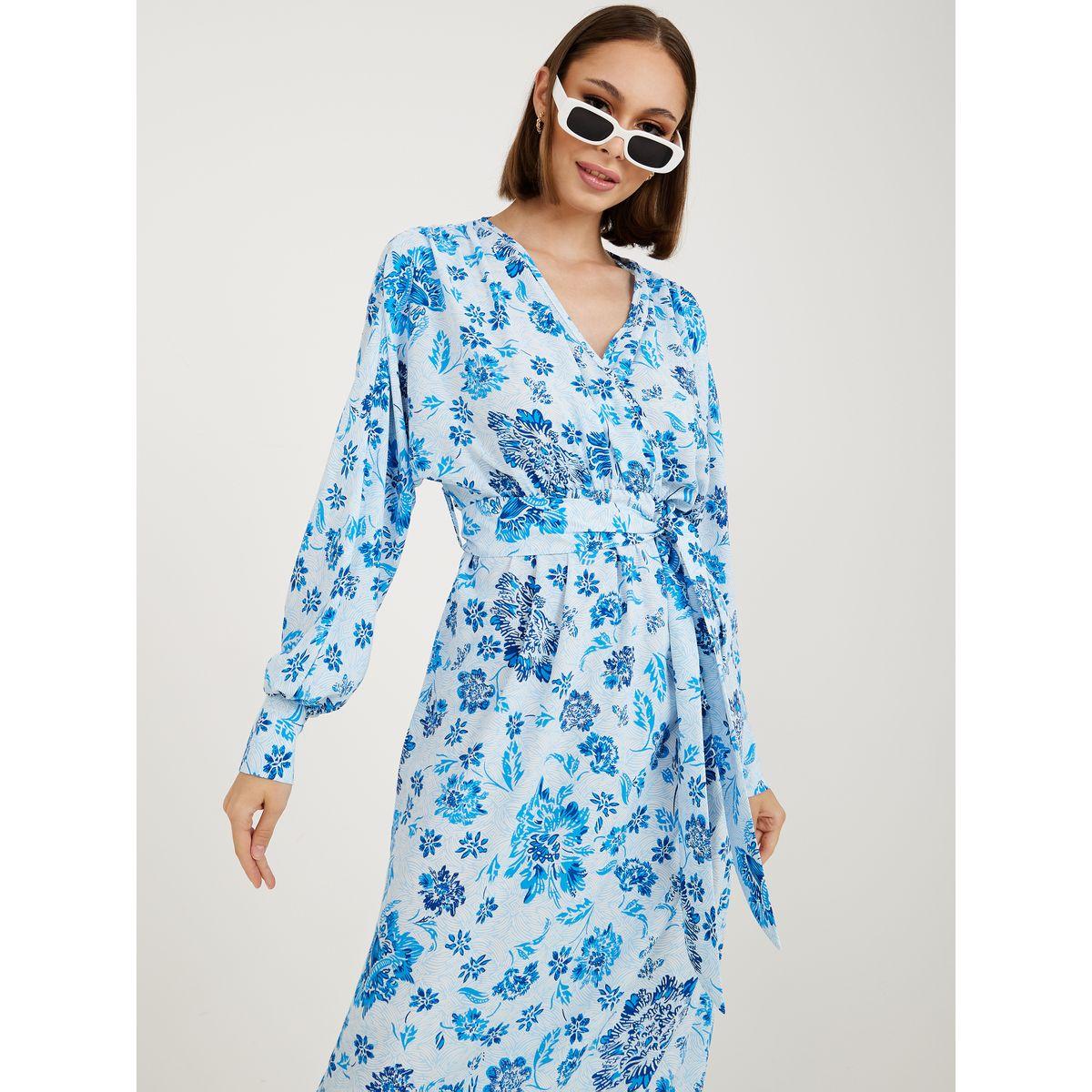 Styli Long Sleeves Floral Print Wrap Maxi Dress-women-clothing-dresses-image-2