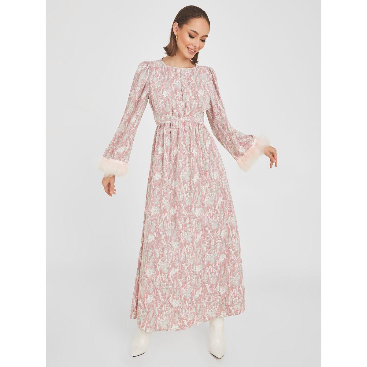 فستان طويل باكمام طويلة-women-clothing-dresses-image-3