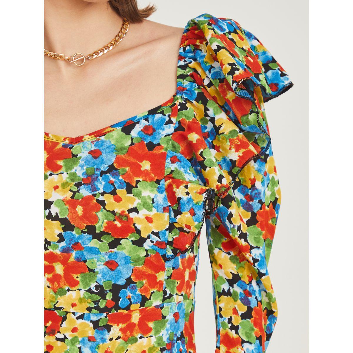 فستان ميدي مطبع بزهور-women-clothing-dresses-image-3