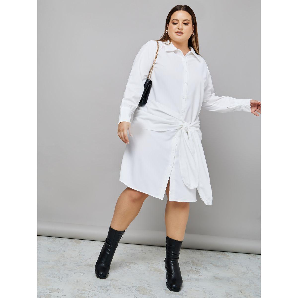 فستان بطول الركبة مع اكمام طويلة-women-clothing-dresses-image-1