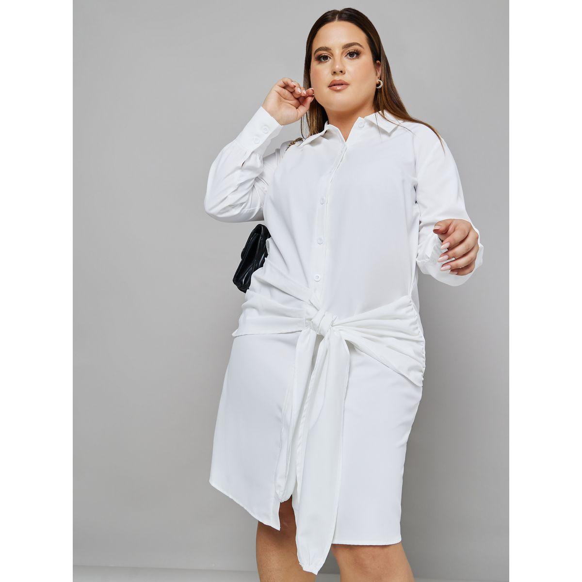 فستان بطول الركبة مع اكمام طويلة-women-clothing-dresses-image-2