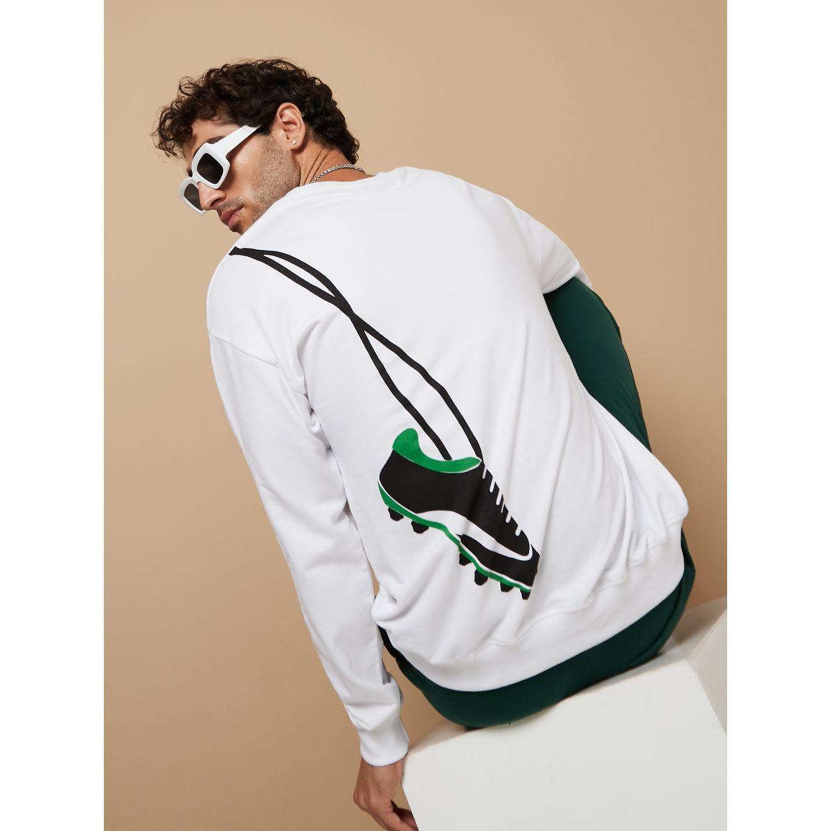 Styli Football Themed Front and Back Graphic Regular Sweatshirt-men-winterwear-hoodiesandsweatshirts-image-1