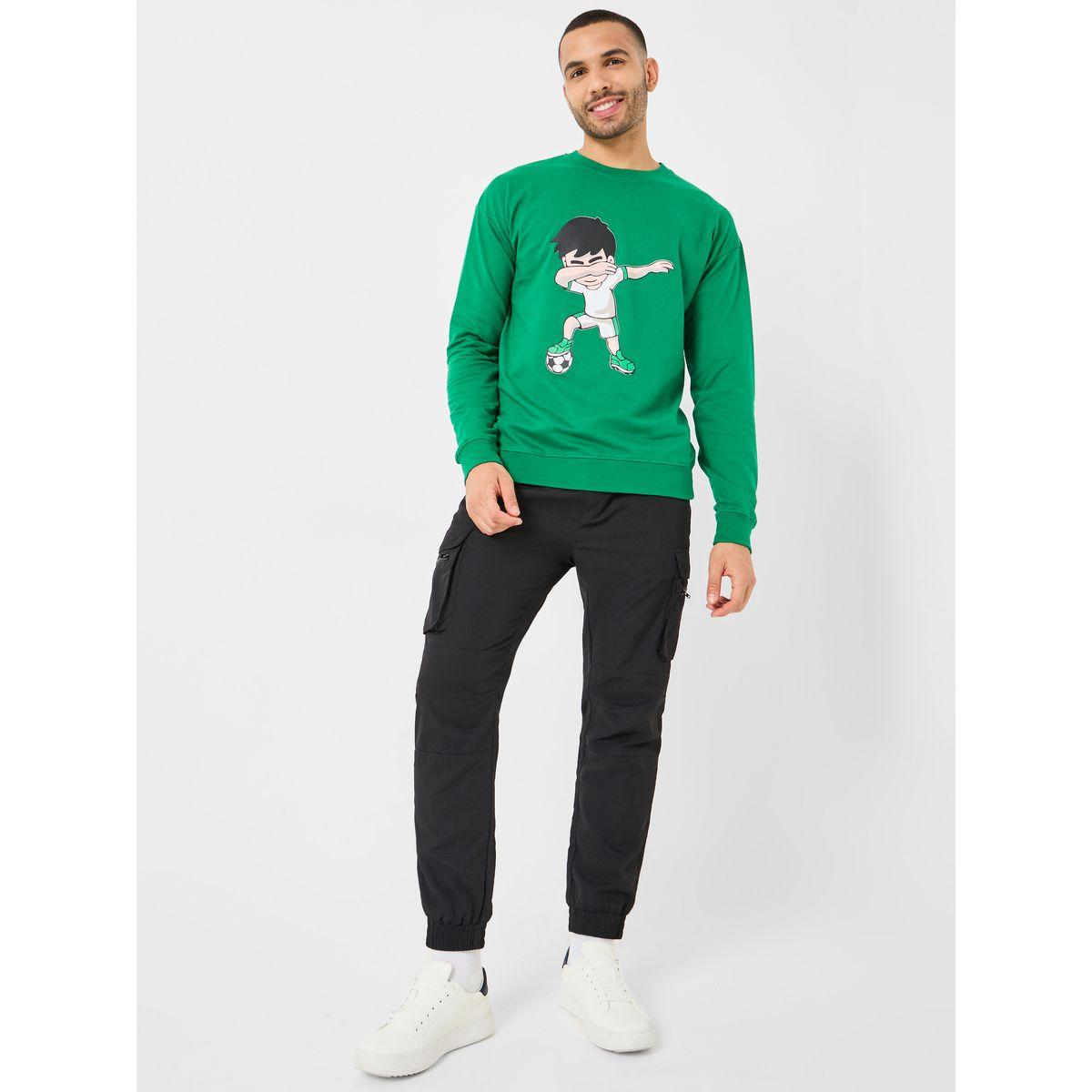 سويت شيرت مطبع بطبعة جرافيك-men-winterwear-hoodiesandsweatshirts-image-1