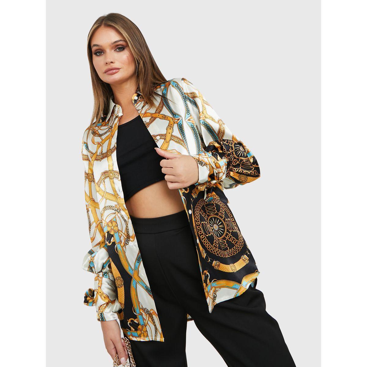 بلوزة ساتان باكمام طويلة وازرار-women-clothing-shirtsandblouses-shirts-image-1