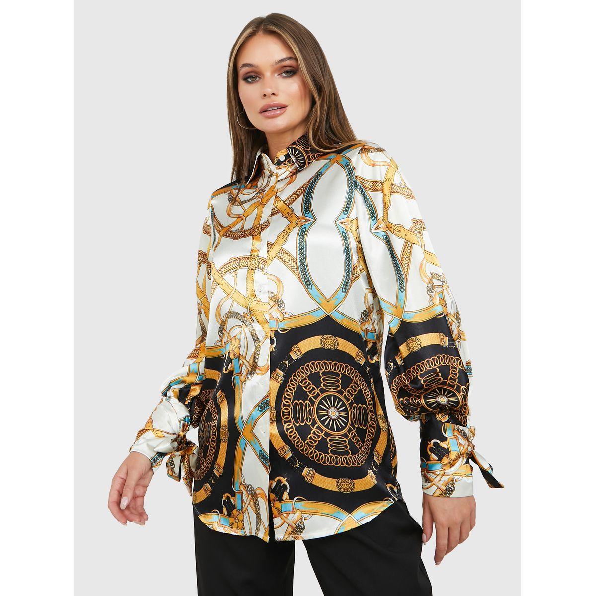 بلوزة ساتان باكمام طويلة وازرار-women-clothing-shirtsandblouses-shirts-image-3