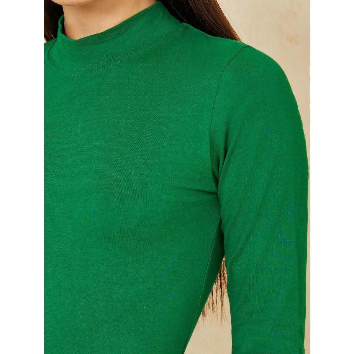 بلوزة باكمام طويلة وياقة عالية-women-clothing-shirtsandblouses-blouses-image-4