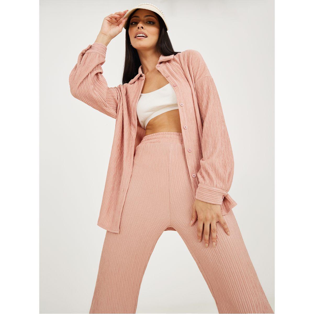 طقم منسق من ( بنطال + بلوزة )-women-clothing-coordsets-image-1