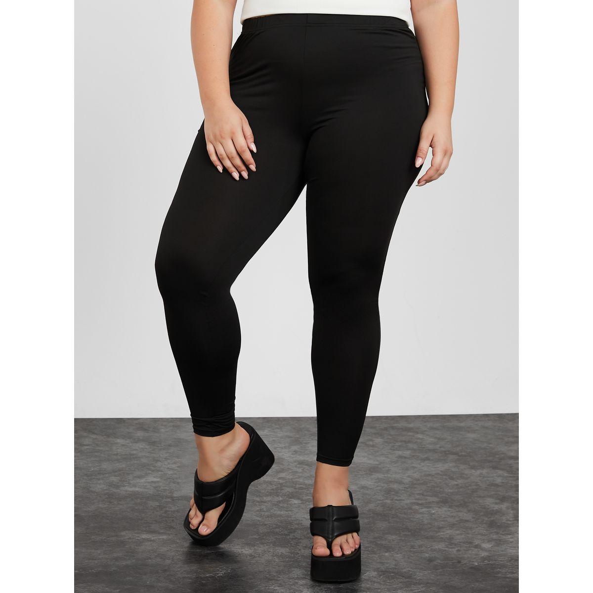Styli Pack of 2 - Plus Solid Full Length Leggings-women-clothing-bottoms-leggings-image-6
