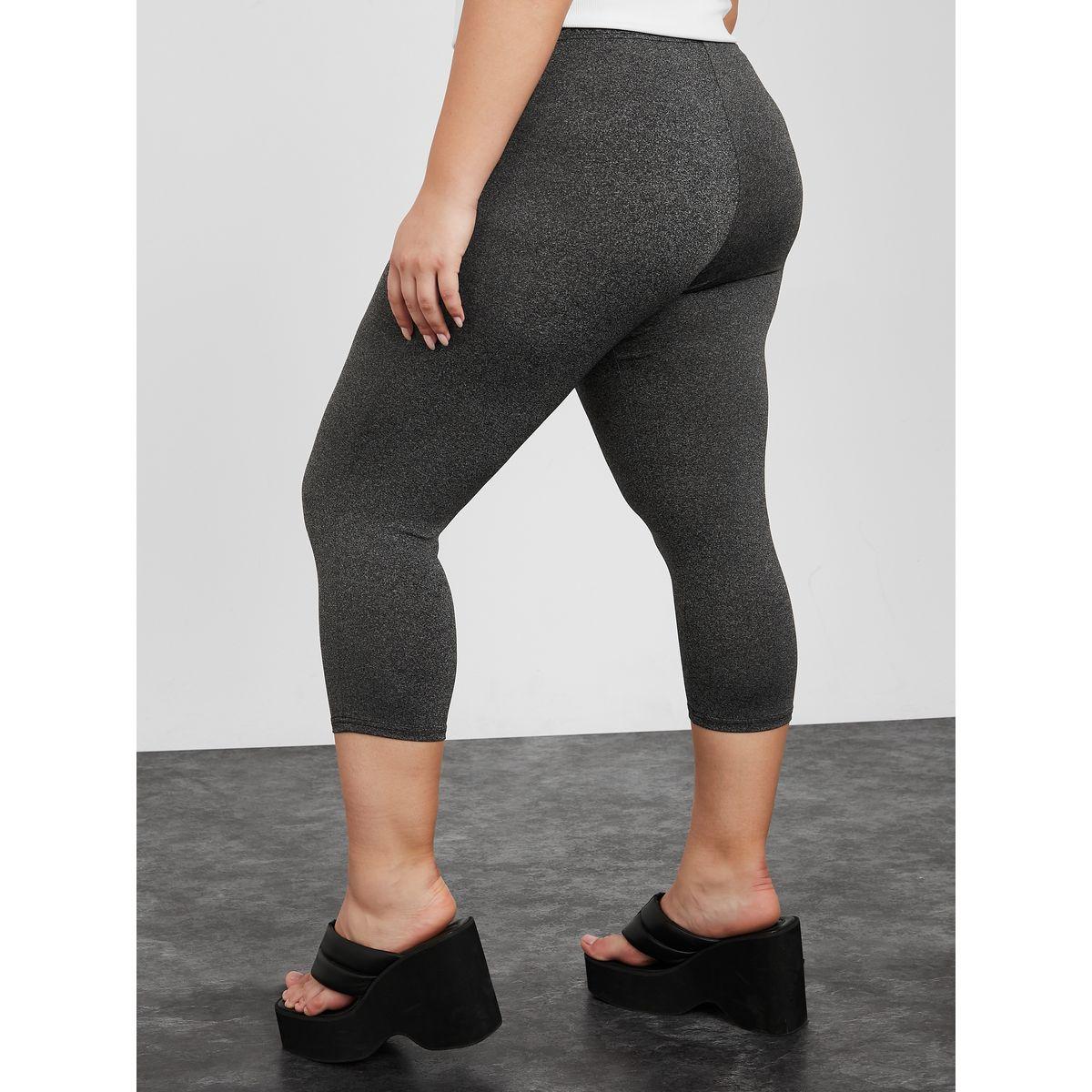 Styli Pack of 2 - Plus Solid 3/4 Leggings -women-clothing-bottoms-leggings-image-5