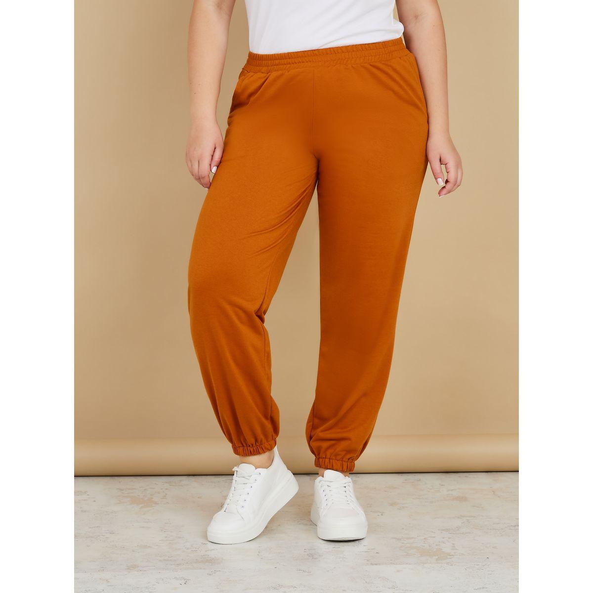 Styli Plus High Waist Jogger with Side Pocket-women-clothing-bottoms-joggers-image-1