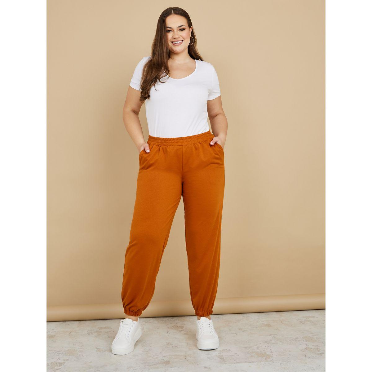 Styli Plus High Waist Jogger with Side Pocket-women-clothing-bottoms-joggers-image-2