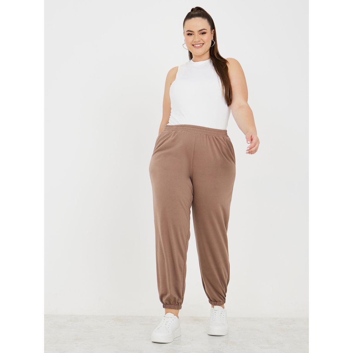 Styli Plus High Waist Jogger with Side Pocket-women-clothing-bottoms-joggers-image-2