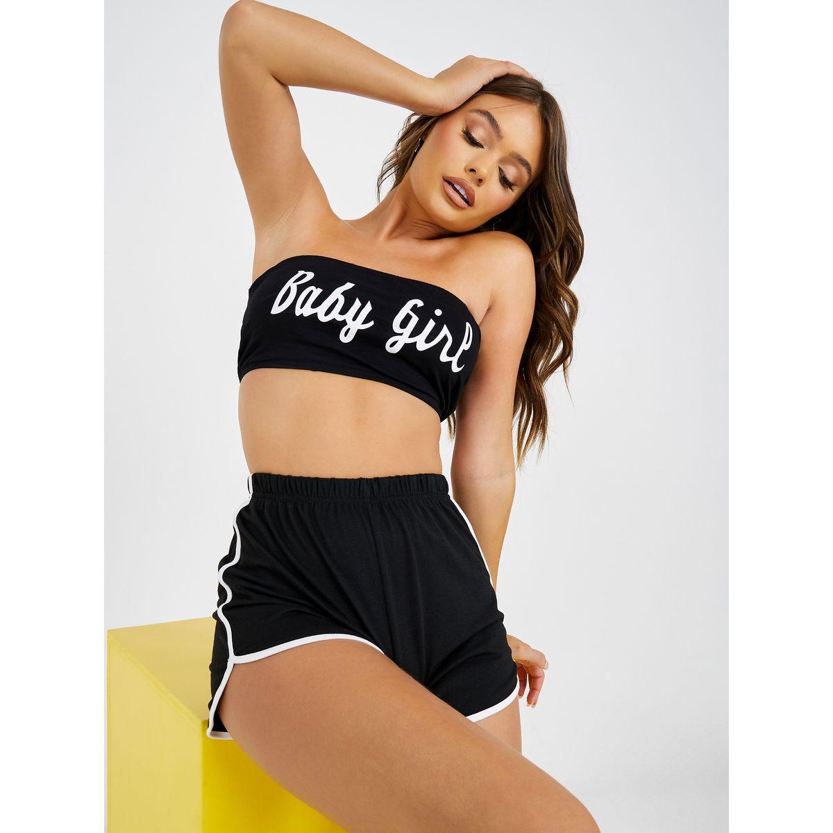 Styli Baby Girl Slogan Bandeau-women-clothing-lingerie-bras-image-1