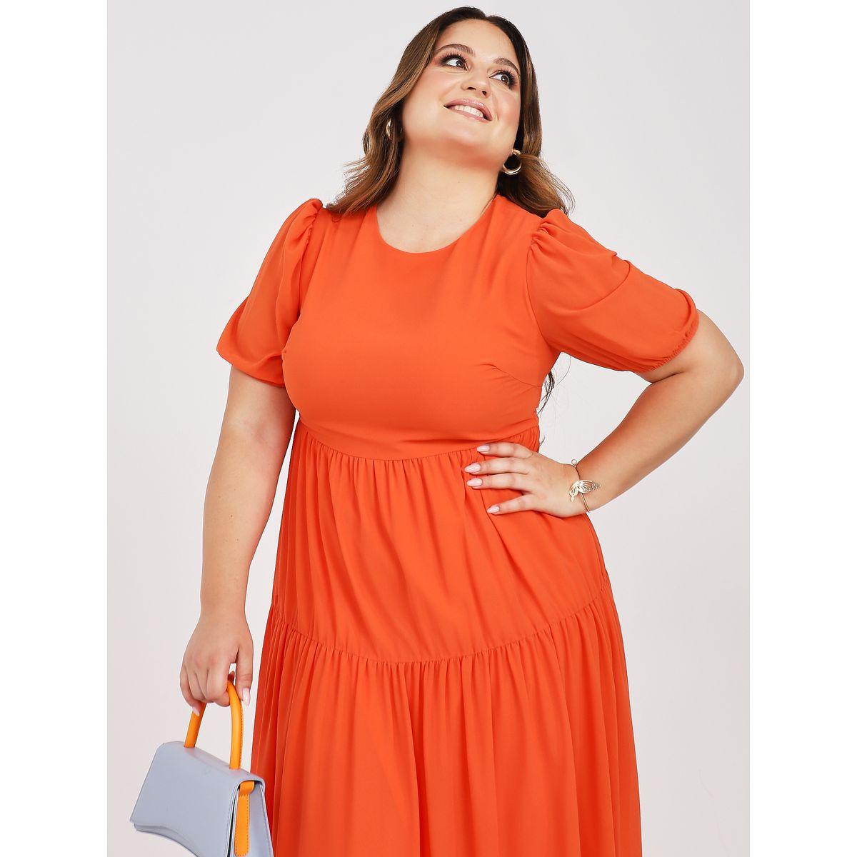Styli Plus Short Sleeves Tiered Maxi Dress-women-clothing-dresses-image-2