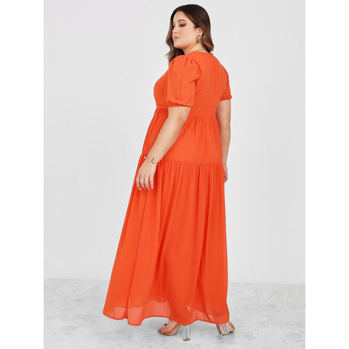 Styli Plus Short Sleeves Tiered Maxi Dress-women-clothing-dresses-image-4