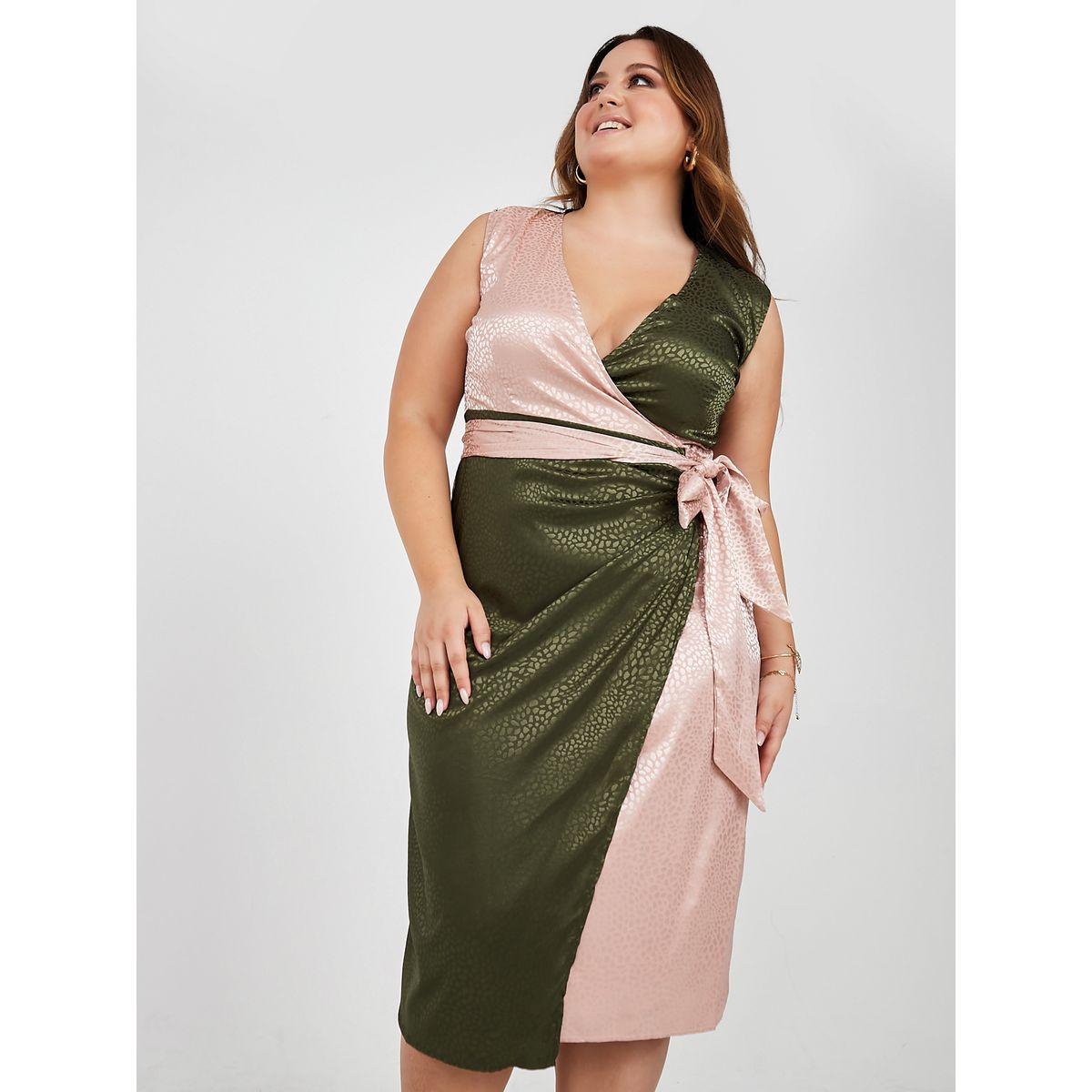فستان ميدي بنمط لف-women-clothing-dresses-image-2