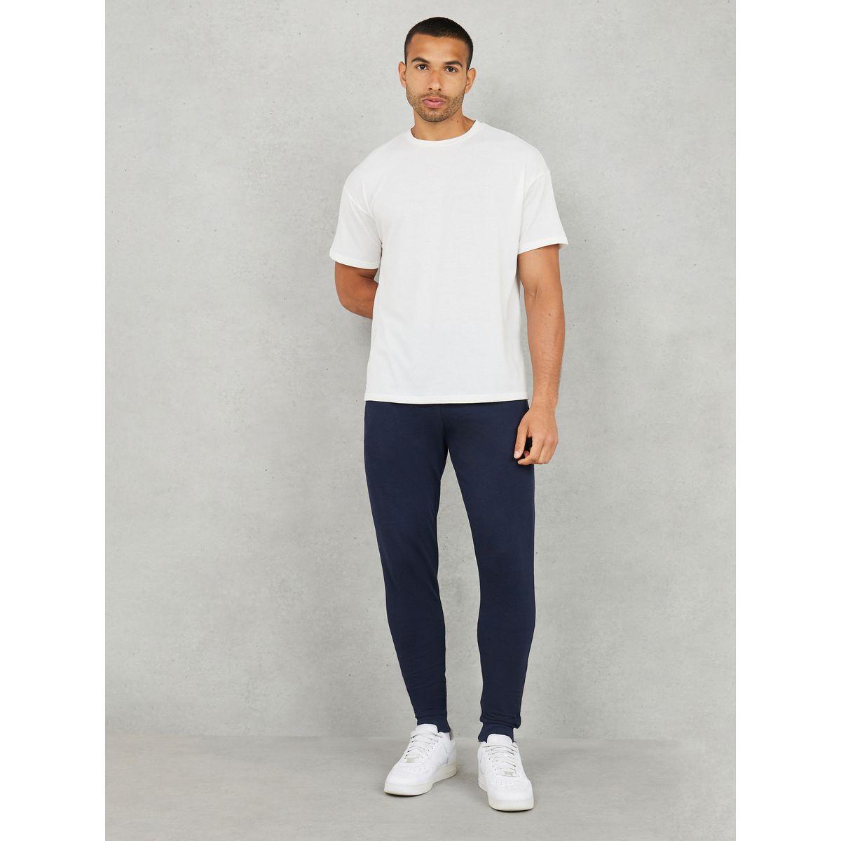 Styli Pique Slim Fit Jogger with Zip Pocket Detail-men-clothing-bottoms-joggers-image-2