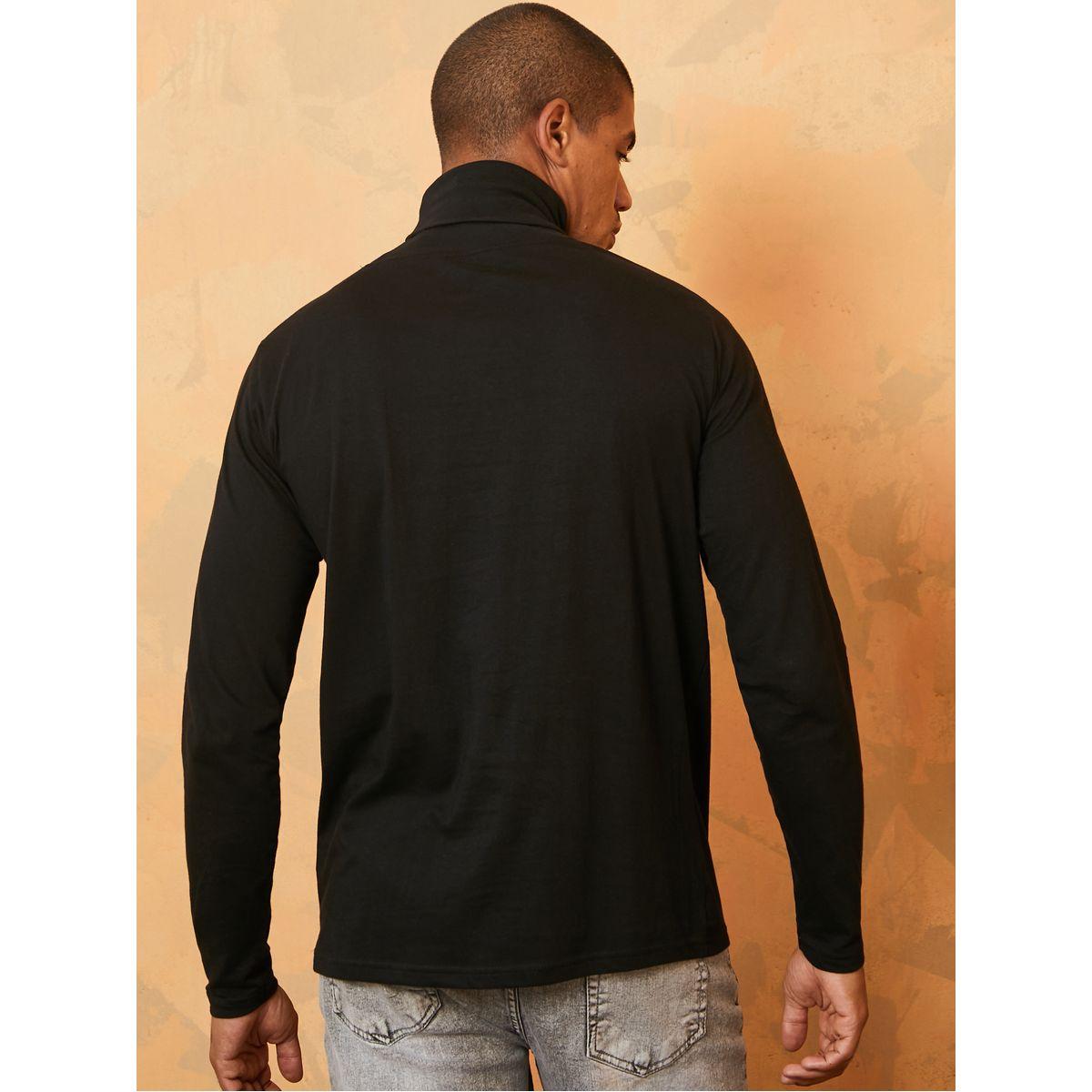 تيشيرت بياقة مطوية واكمام طويلة-men-clothing-tshirtsandpolos-tshirts-image-5