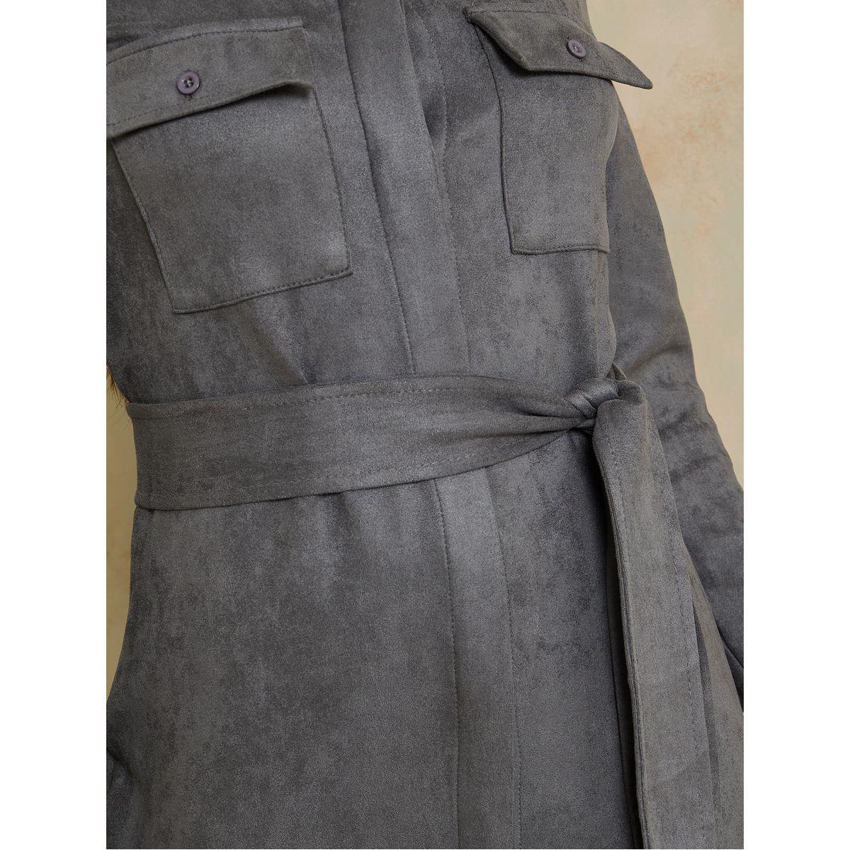 فستان ميدي مع جيوب بطية واكمام طويلة-women-clothing-dresses-image-3