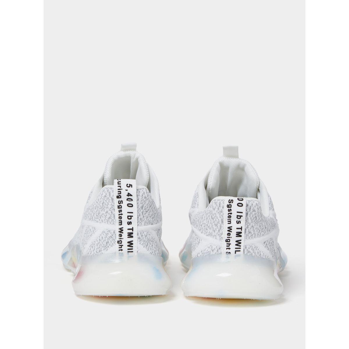 Styli Textured Lace Up Sneakers with Pull Tab-men-shoes-sneakers-image-3