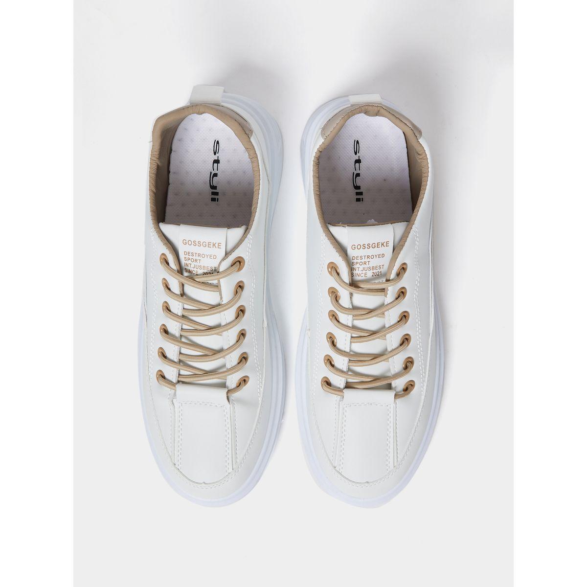 Styli Faux Leather Lace Up Shoes-men-shoes-sneakers-image-5