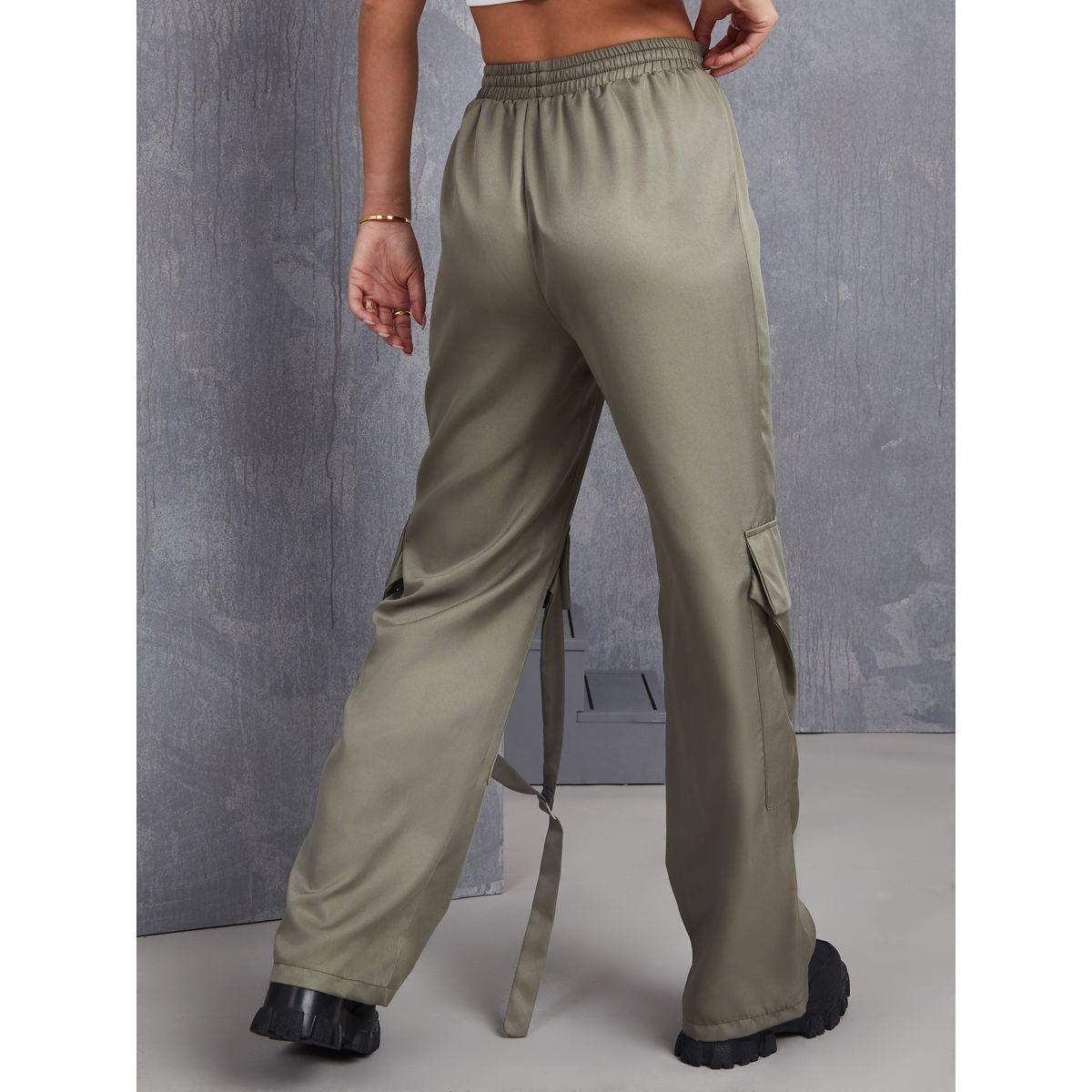 بنطال بنمط كارغو وخصر عالي-women-clothing-bottoms-trousers-image-5