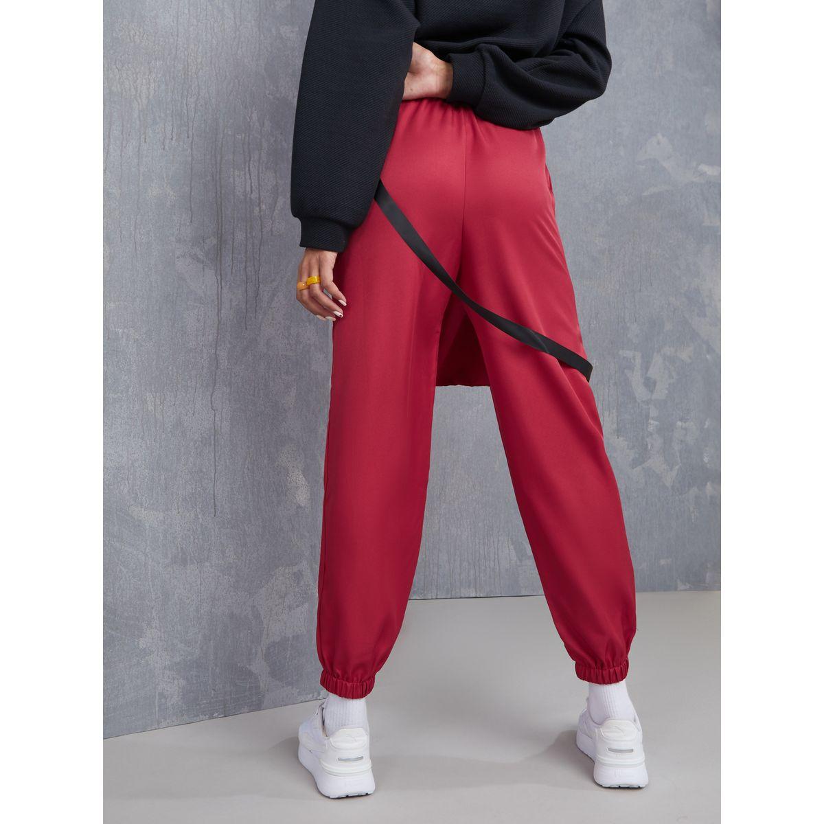 بنطال بخصر مطاطي واساور-women-clothing-bottoms-trousers-image-5