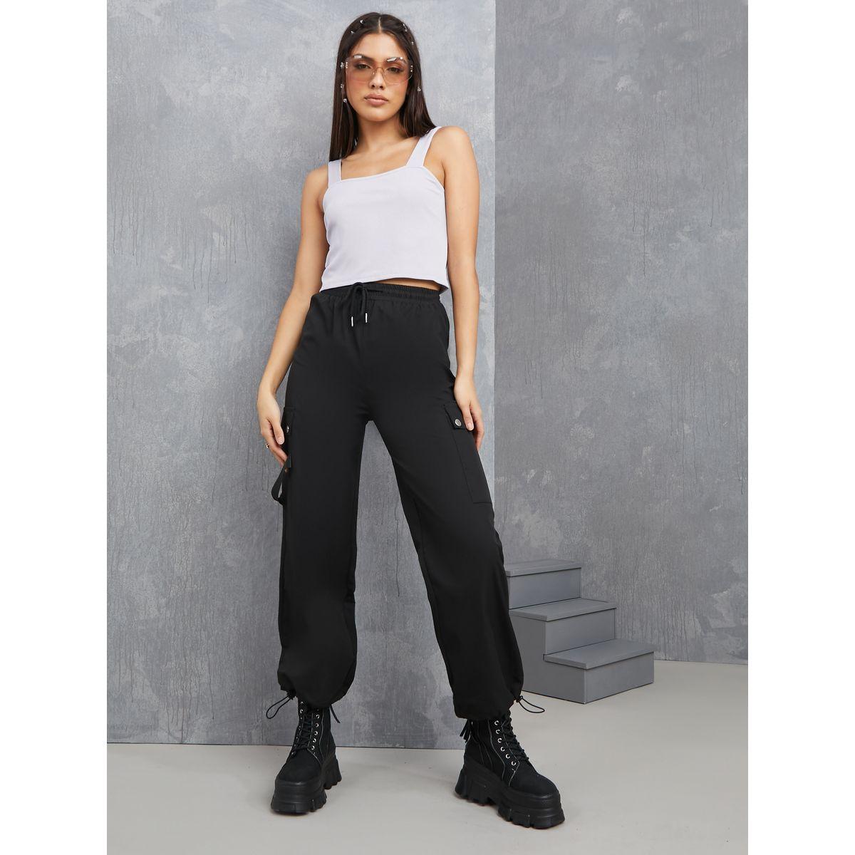 Styli Relaxed Fit Long Cargo Trouser with Pockets-women-clothing-bottoms-trousers-image-2