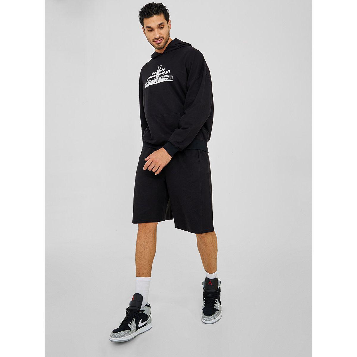 Oversized Terry Shorts-men-clothing-bottoms-shorts-image-1