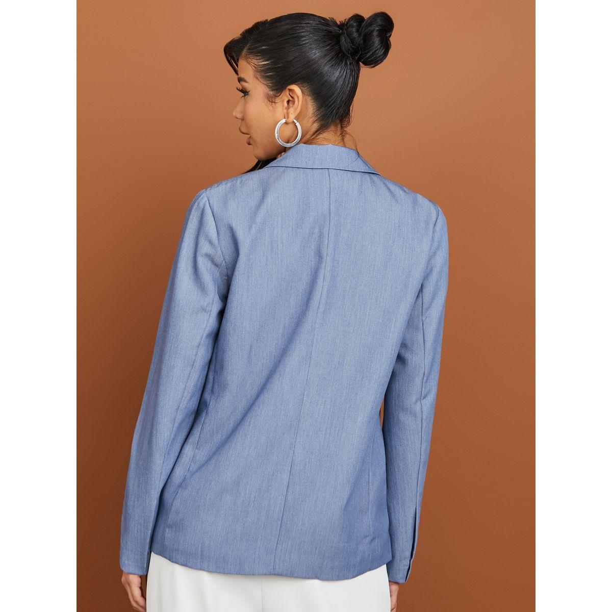 Styli Regular Fit Denim Look Double Breasted Regular Fit Blazer-women-clothing-coatsandjackets-blazers-image-6