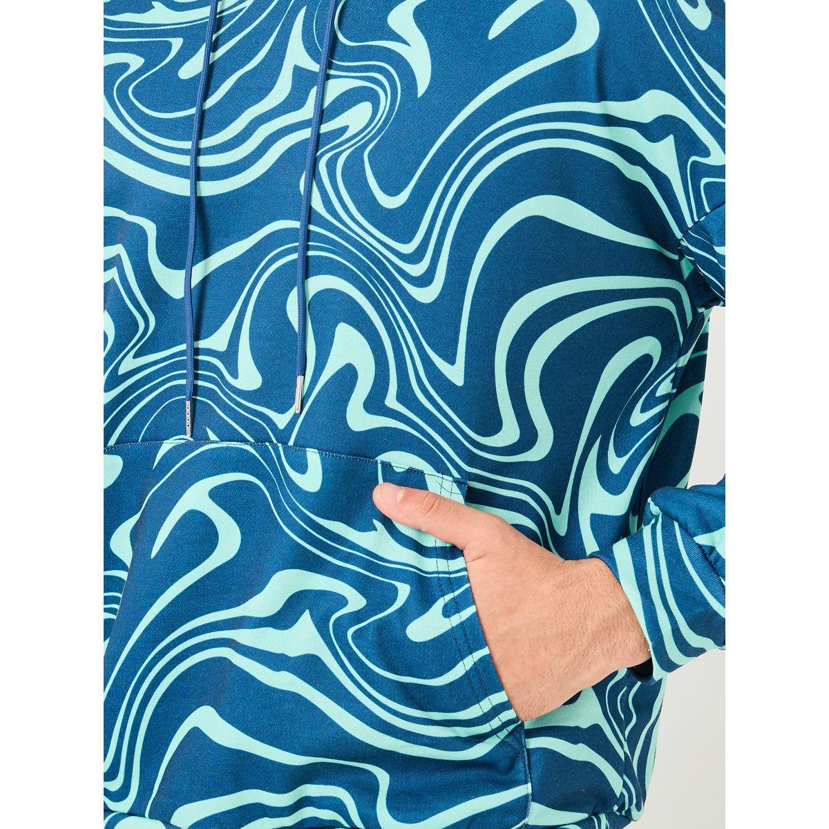 Styli Regular Length Marbled Print Relaxed Fit Hoodie-men-winterwear-hoodiesandsweatshirts-image-4