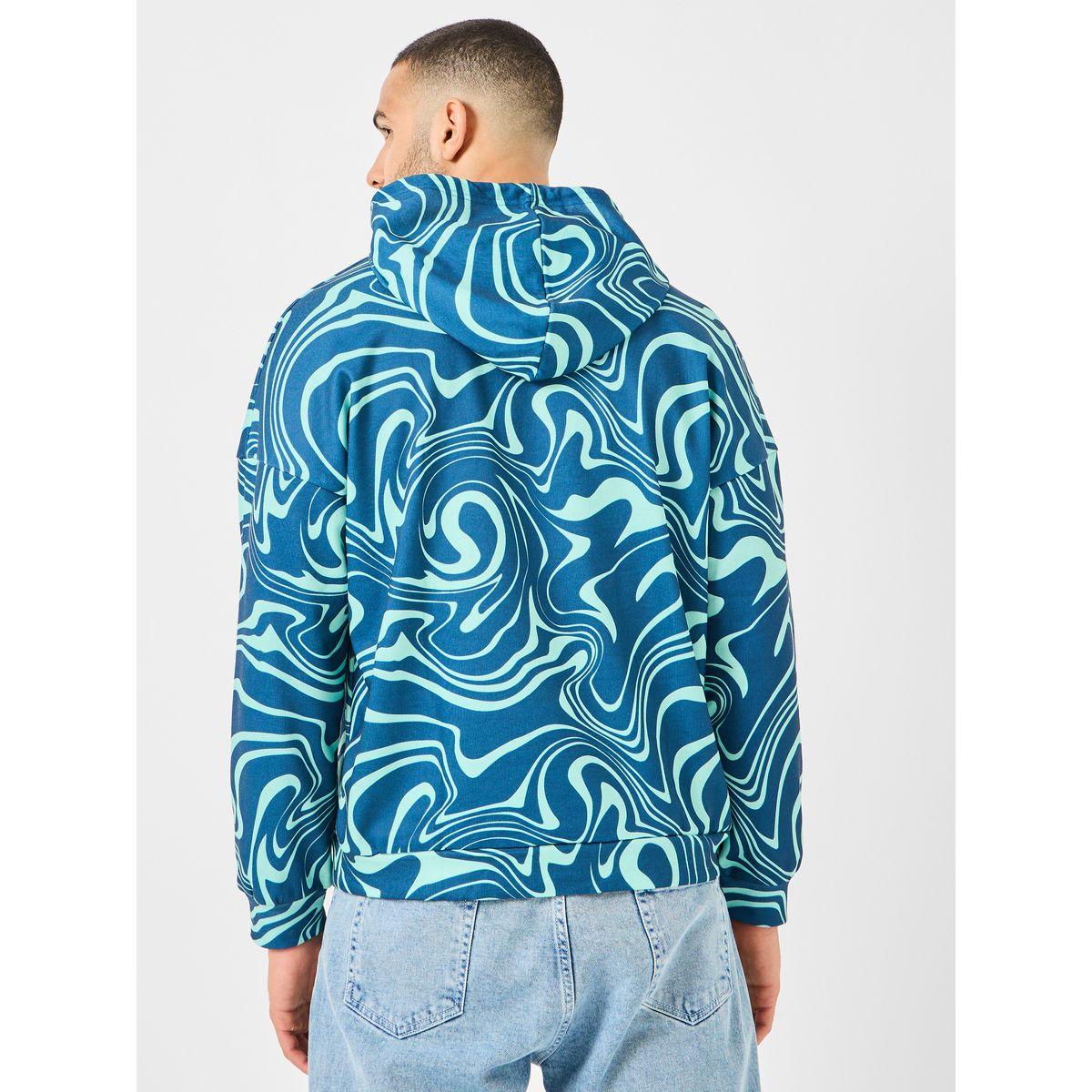 Styli Regular Length Marbled Print Relaxed Fit Hoodie-men-winterwear-hoodiesandsweatshirts-image-5