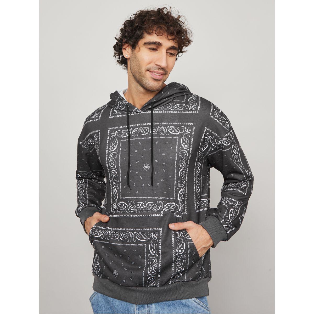 Styli Paisley Print Boxy Fit Hoodie-men-winterwear-hoodiesandsweatshirts-image-2