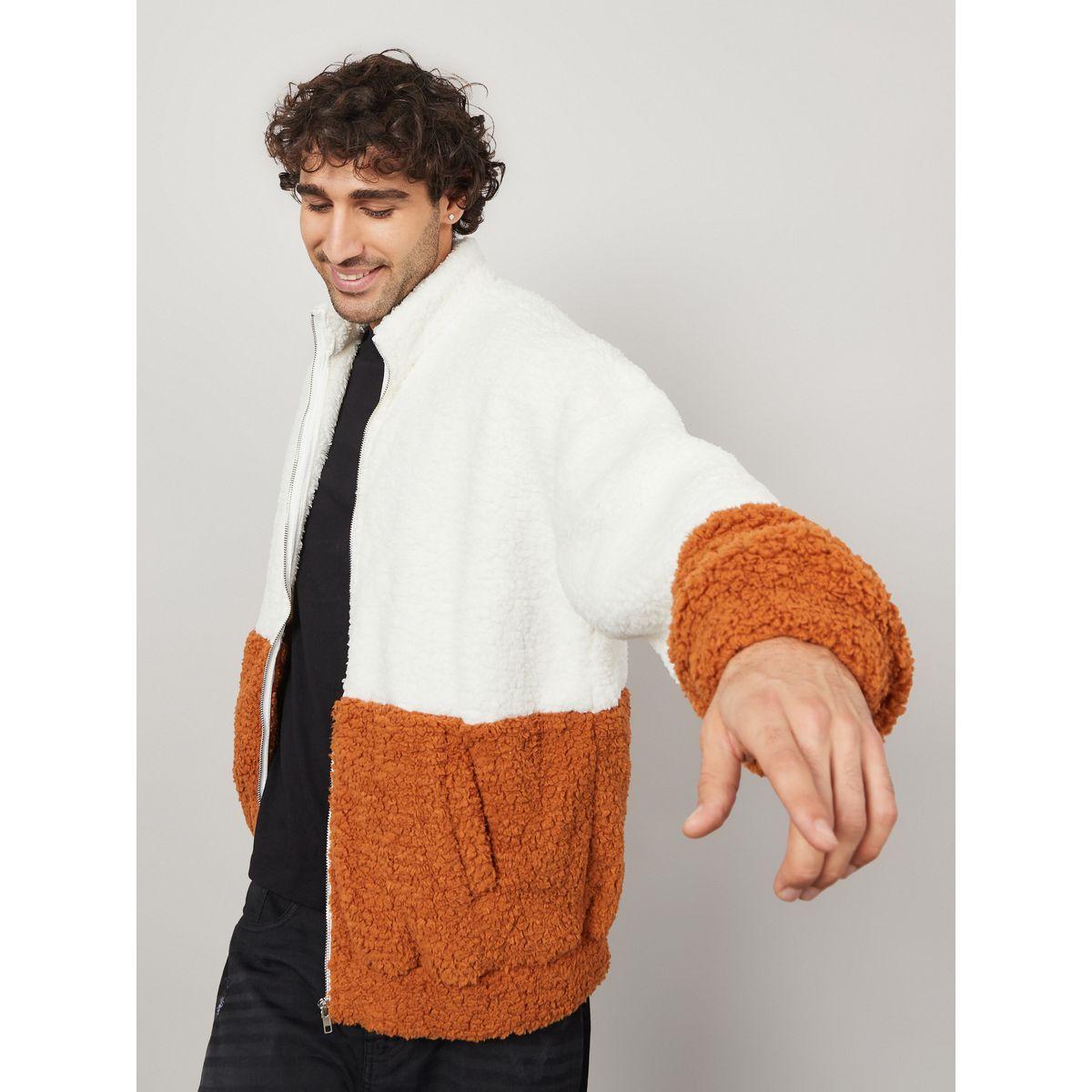 جاكيت بنمط كتل الالوان مع سحاب غلق-men-clothing-jacketsandblazers-jackets-image-1