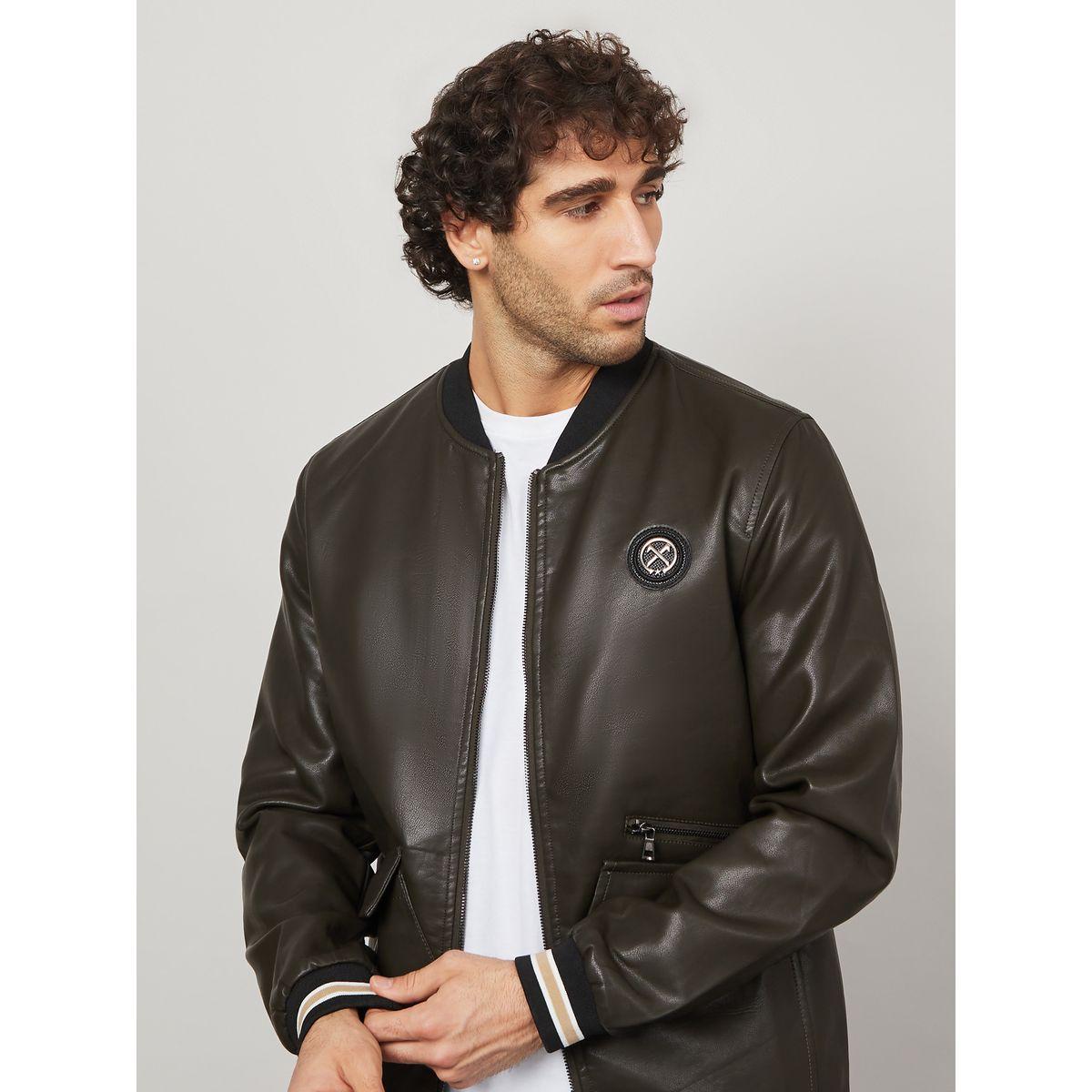 جاكيت بومبر بجلد صناعي-men-clothing-jacketsandblazers-jackets-image-1