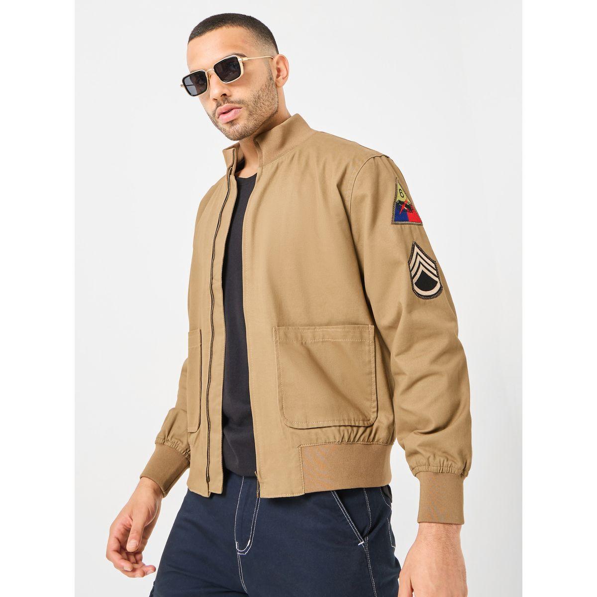 Mens cotton utility jacket best sale