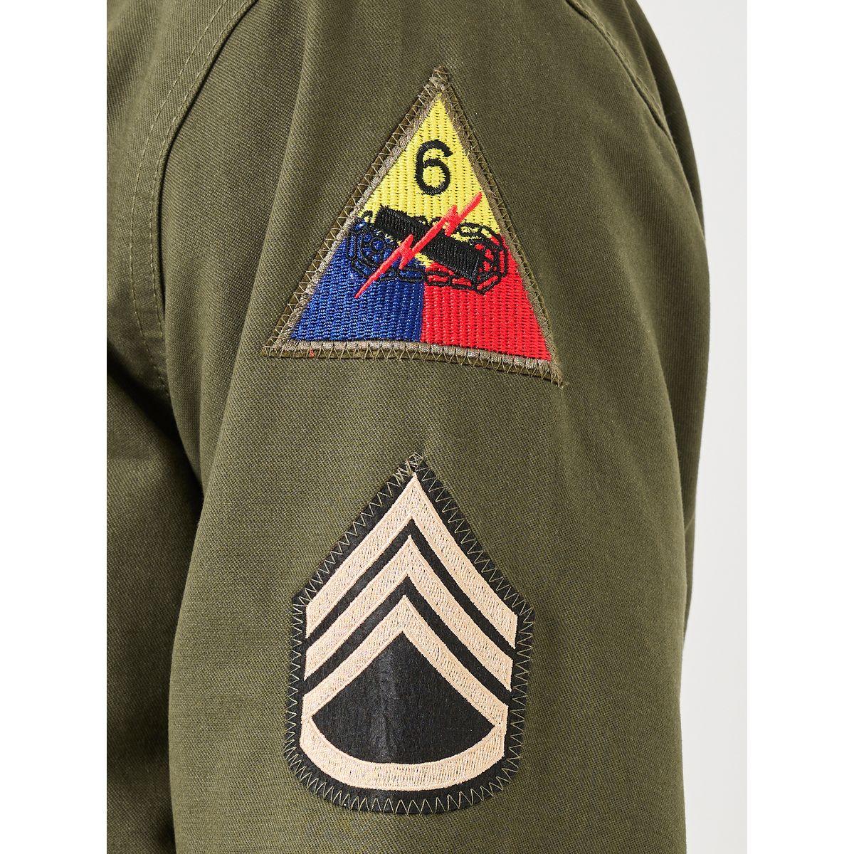 Styli Cotton Canvas Lined Utility Jacket with Badge Detail-men-clothing-jacketsandblazers-jackets-image-4