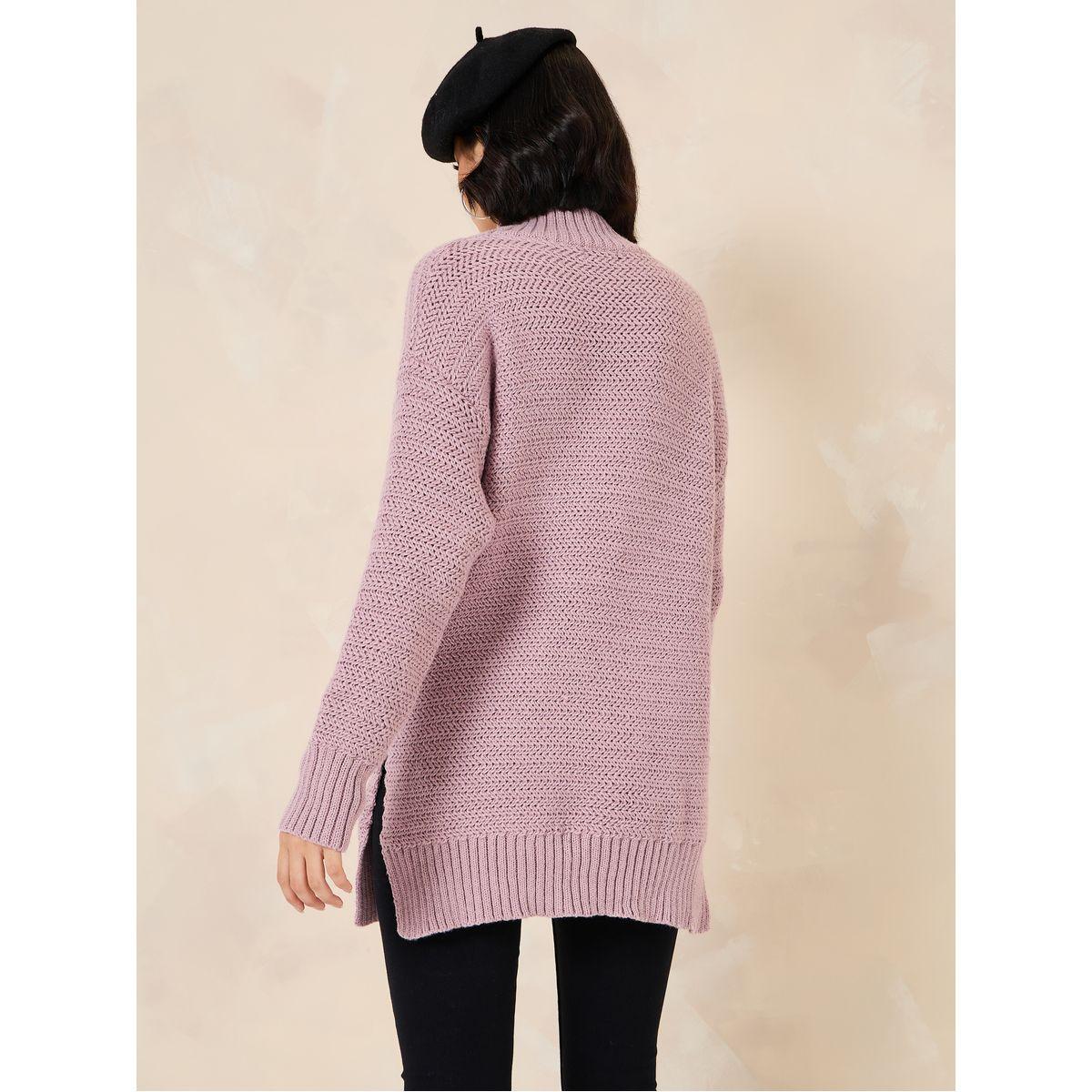 Styli Oversized Knit High Neck Longline Sweater-women-clothing-cardigansandjumpers-jumpers-image-5