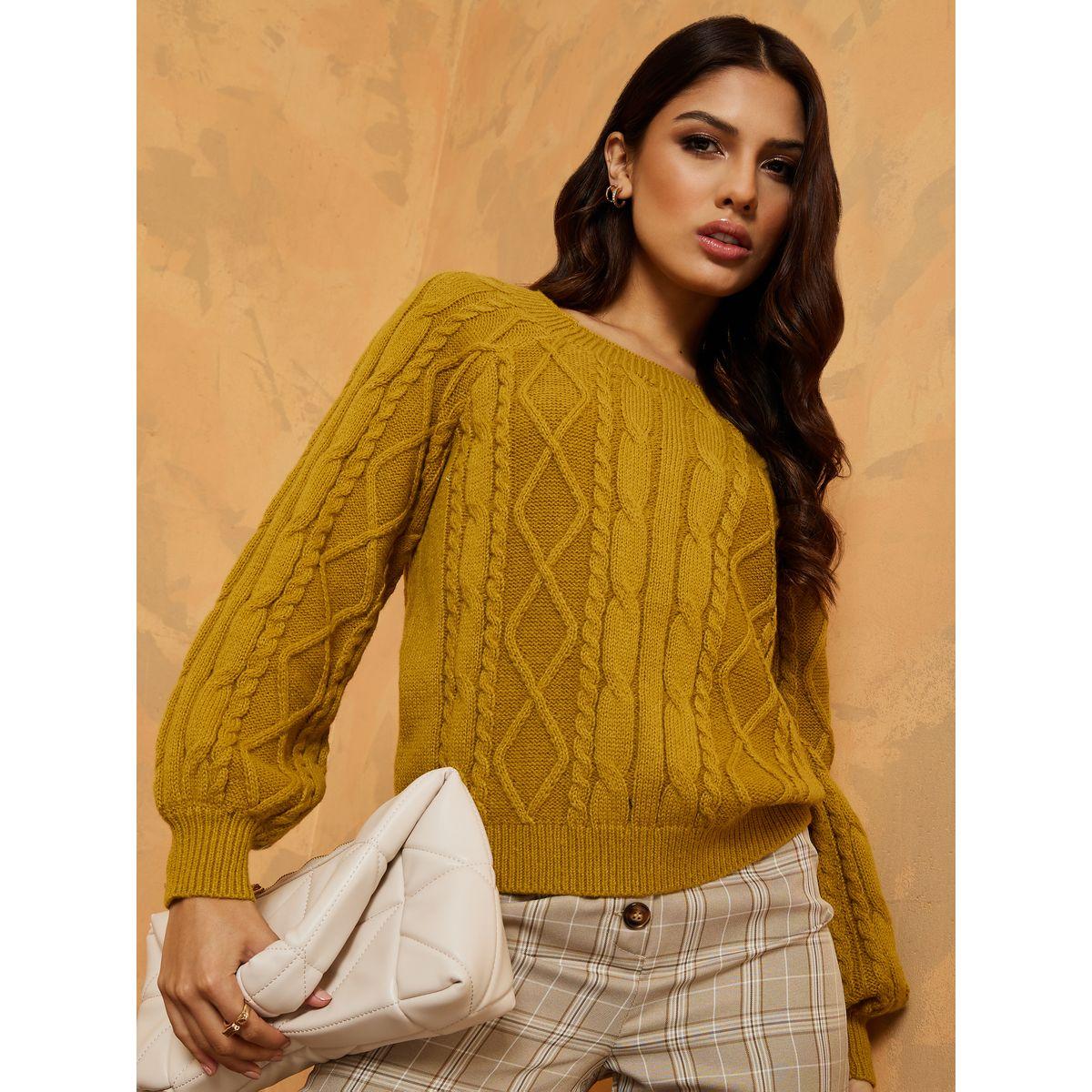 سويتر محبوك بياقة واسعة-women-winterwear-cardigansandjumpers-jumpers-image-1