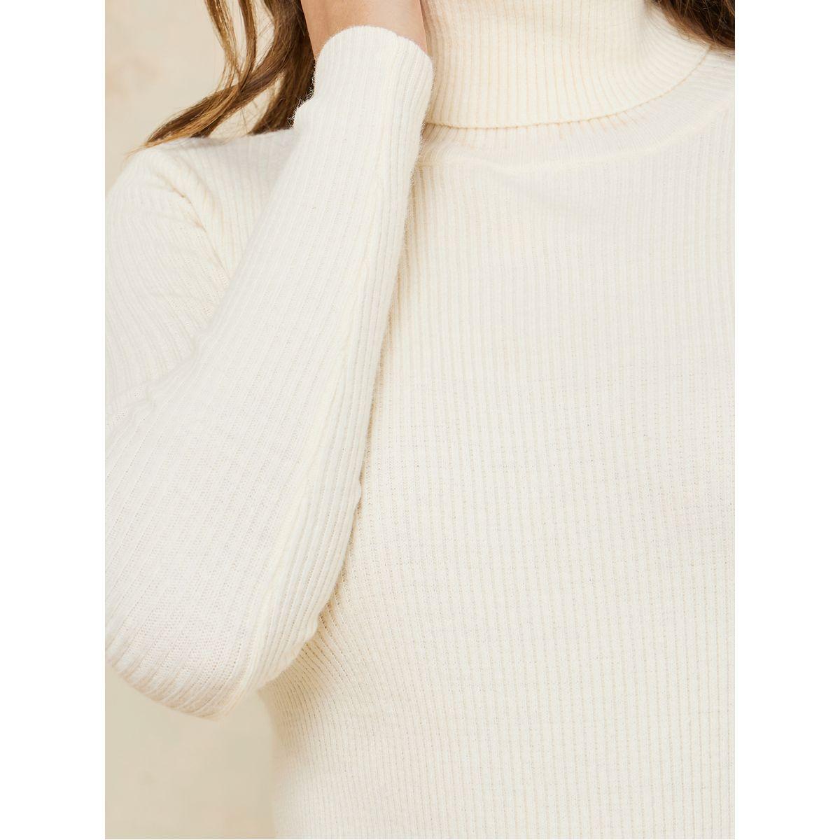 Styli Regular Length Turtle Neck Ribbed Fitted Sweater-women-winterwear-cardigansandjumpers-jumpers-image-5