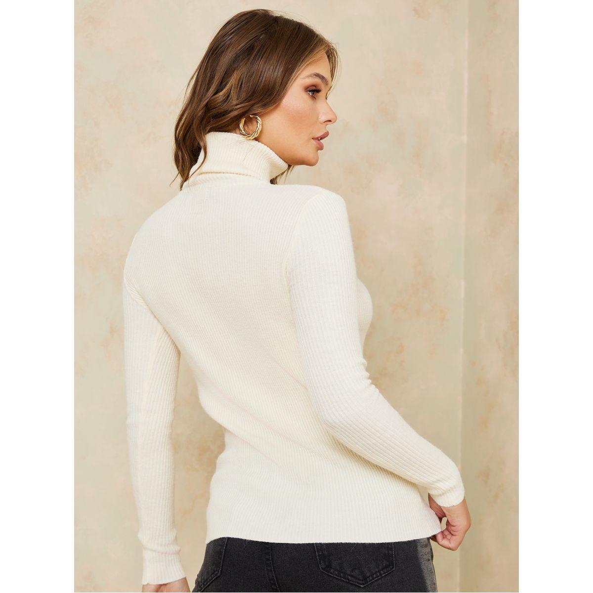 Styli Regular Length Turtle Neck Ribbed Fitted Sweater-women-winterwear-cardigansandjumpers-jumpers-image-6