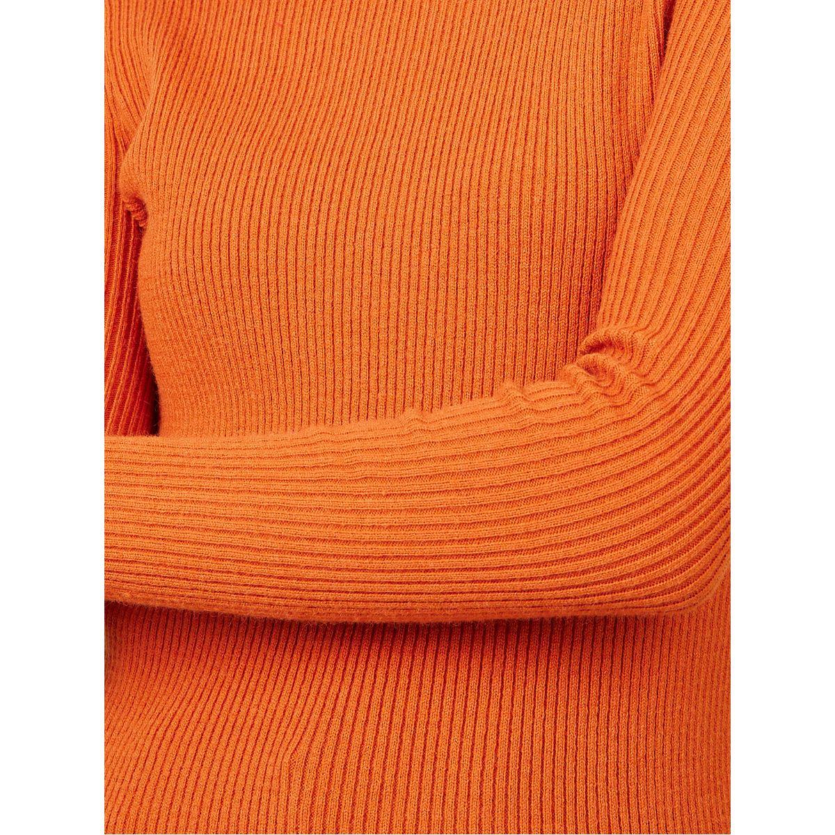 سويتر سادة مضلع بياقة عالية-women-clothing-cardigansandjumpers-jumpers-image-4