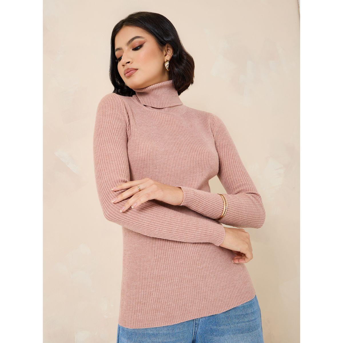 Styli Regular Length Turtle Neck Ribbed Fitted Sweater-women-clothing-cardigansandjumpers-jumpers-image-3