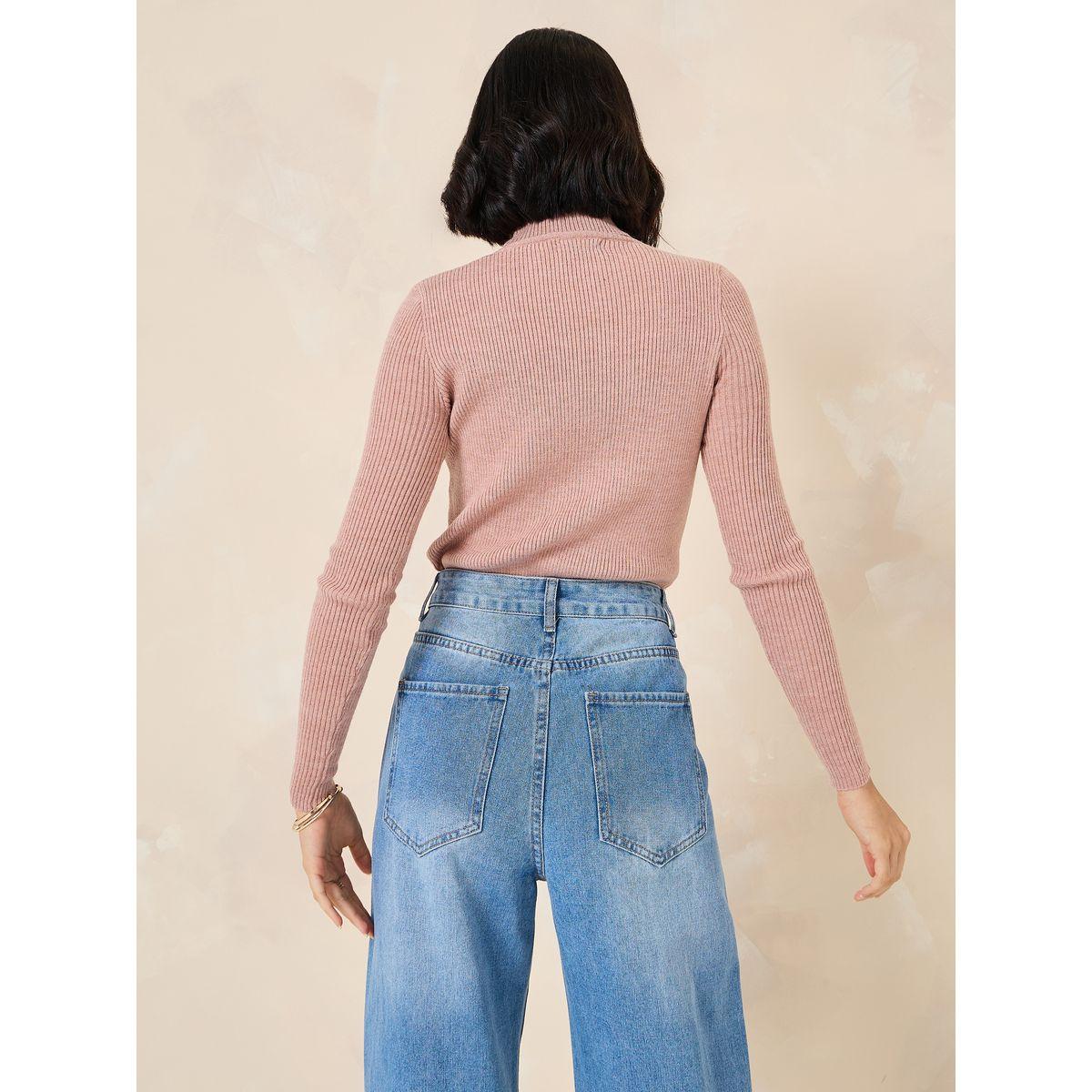 Styli Regular Length Turtle Neck Ribbed Fitted Sweater-women-clothing-cardigansandjumpers-jumpers-image-5