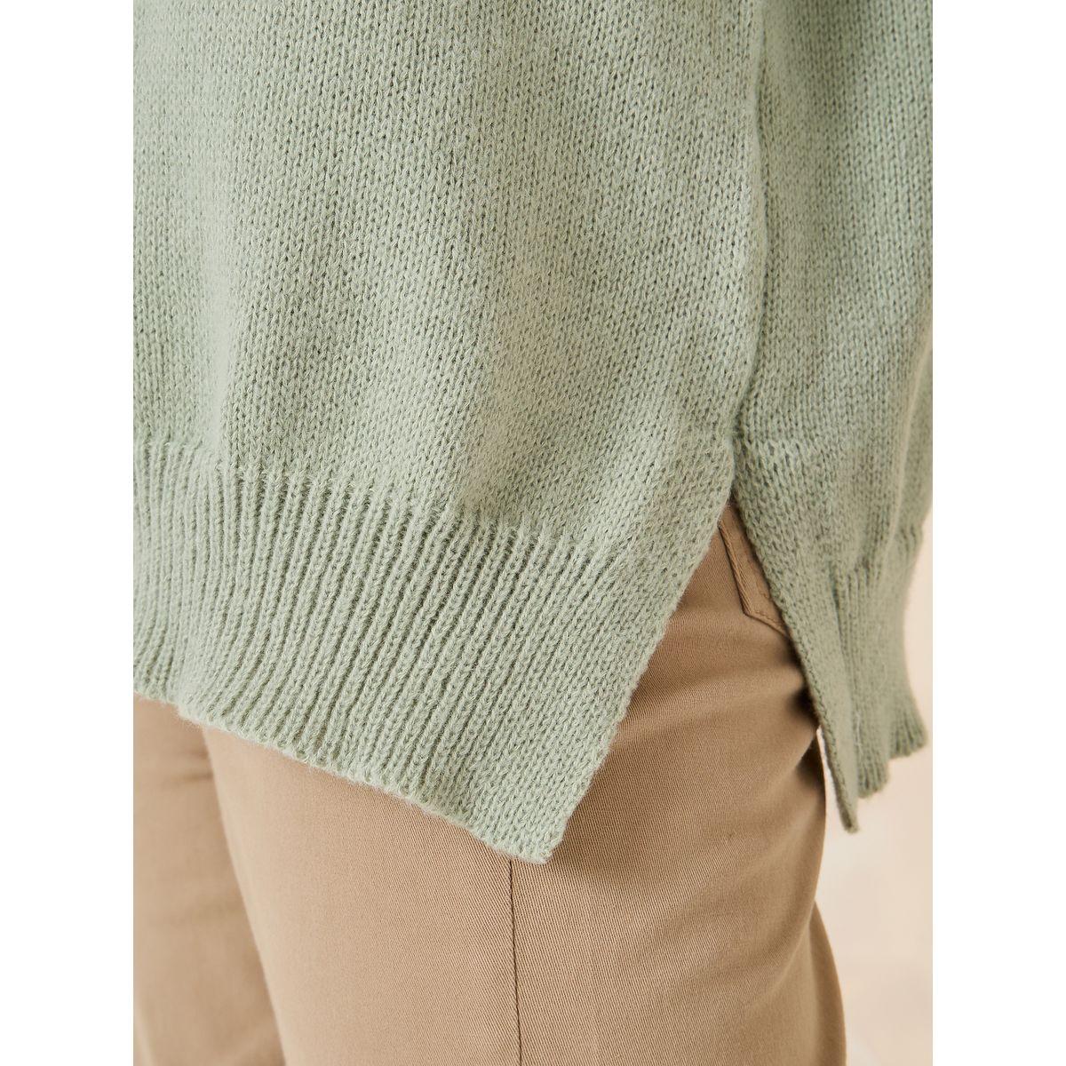 Styli Oversized High Neck Sweater with Side Slit-women-clothing-cardigansandjumpers-jumpers-image-5