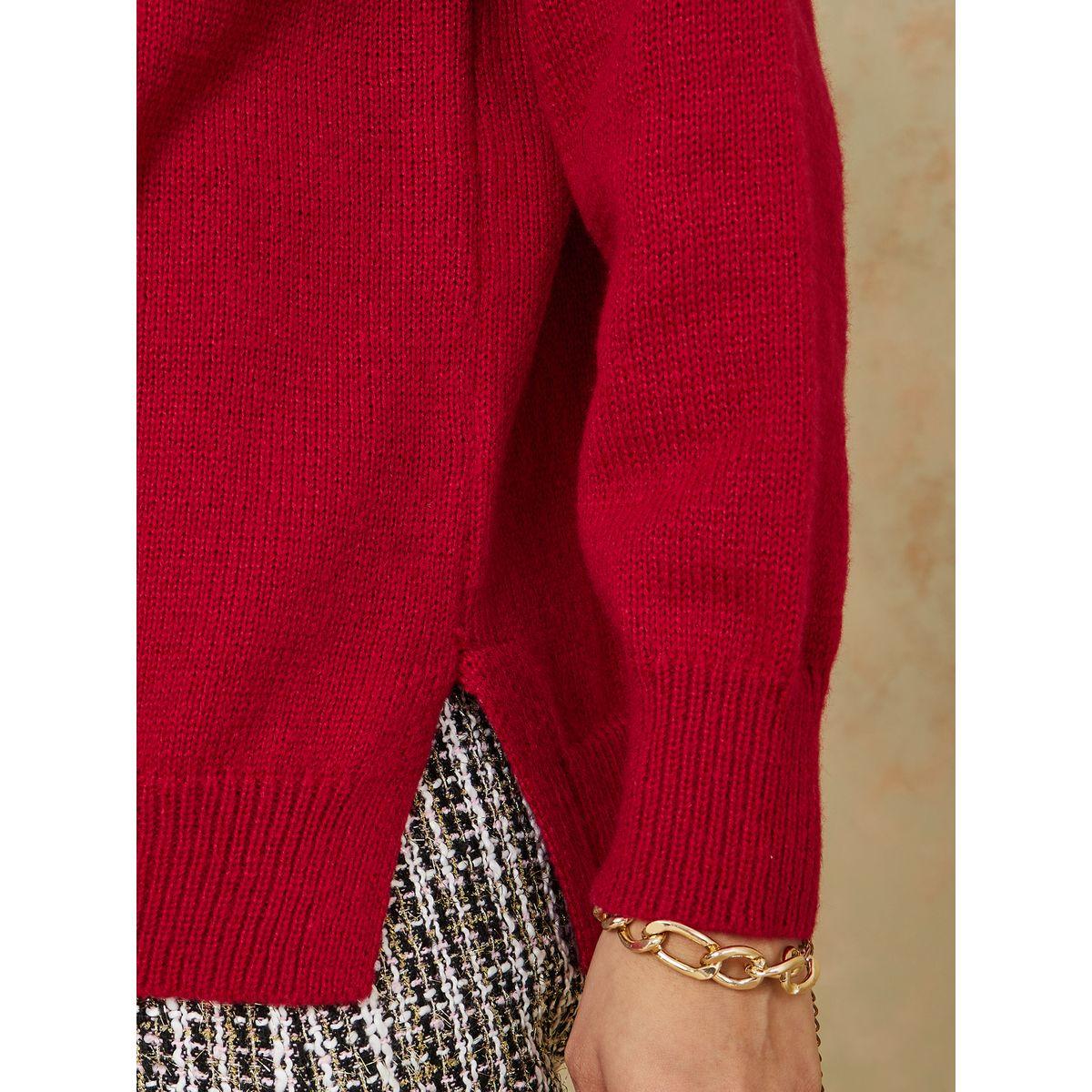 سويتر بقصة واسعة وياقة عالية-women-clothing-cardigansandjumpers-jumpers-image-3