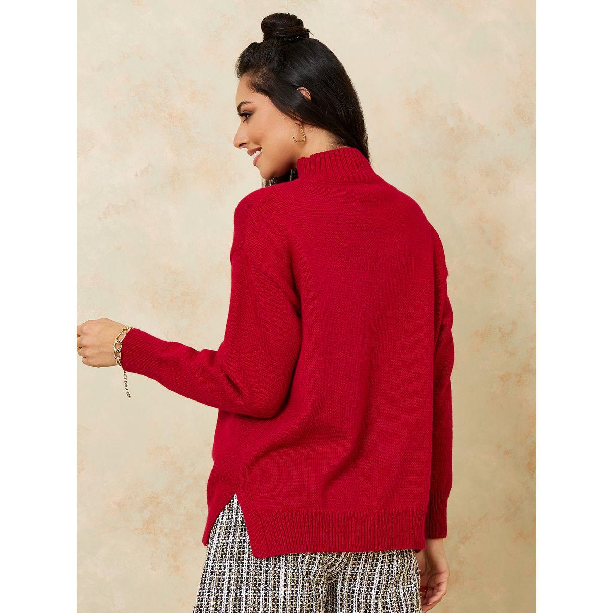 سويتر بقصة واسعة وياقة عالية-women-clothing-cardigansandjumpers-jumpers-image-2