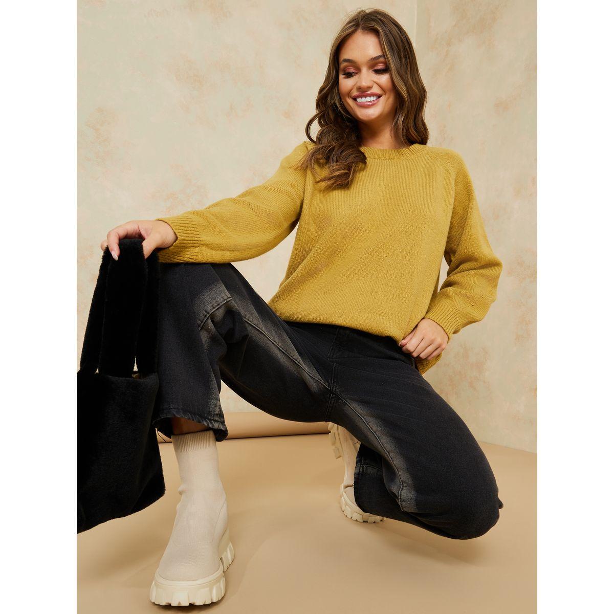 Styli Regular Length Round Neck Oversized Sweatshirt-women-clothing-cardigansandjumpers-jumpers-image-1